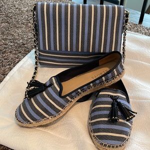 Talbots-espadrilles -size 8.5 and matching crossbody bag